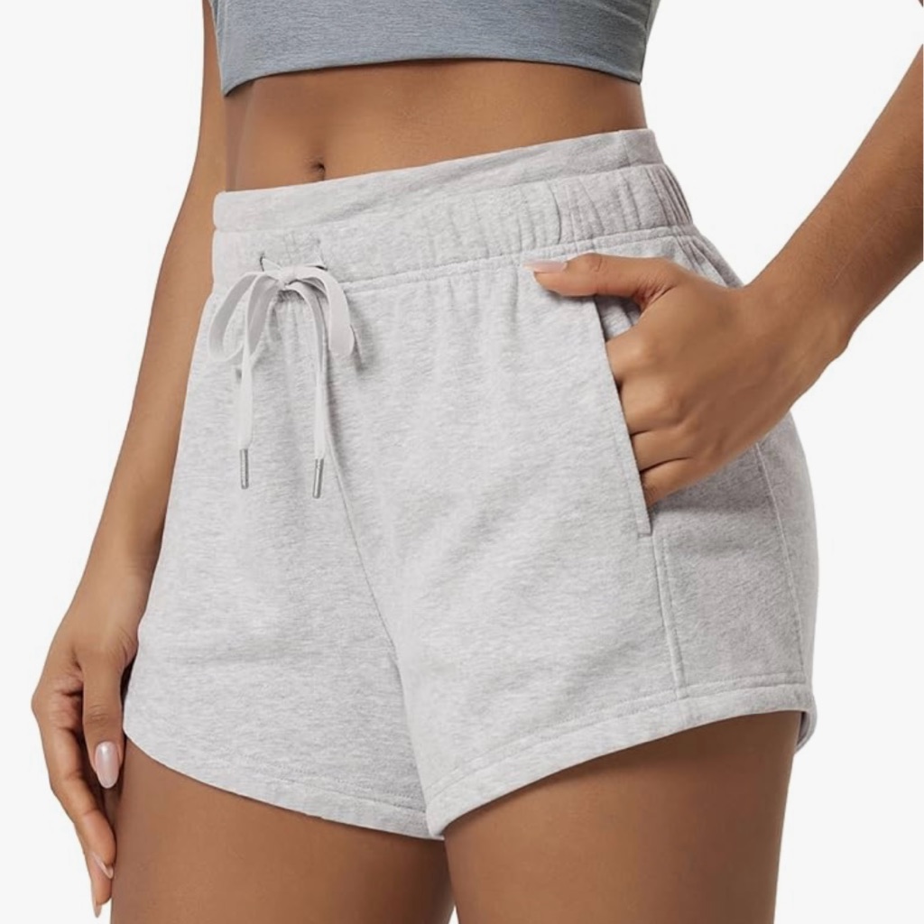 Ododos Cotton French Terry Sweat Shorts | M